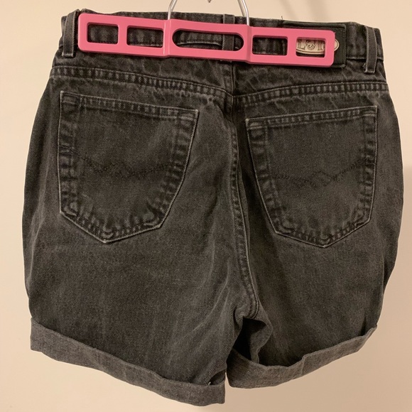 Black Jeans High Waisted Shorts - Picture 3 of 6